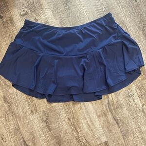 Avenue Navy Blue Swim Skirt